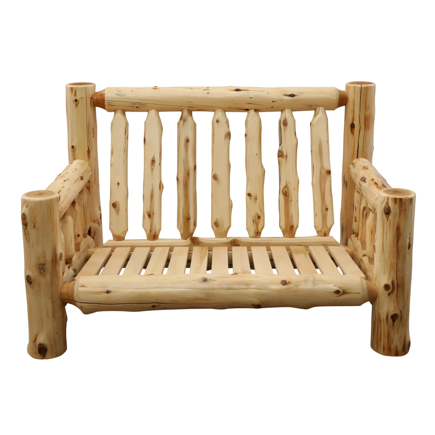 Fireside Lodge Cedar Log Loveseat