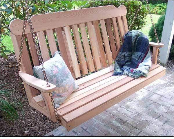 Creekvine Designs Classic Cedar Porch Swing