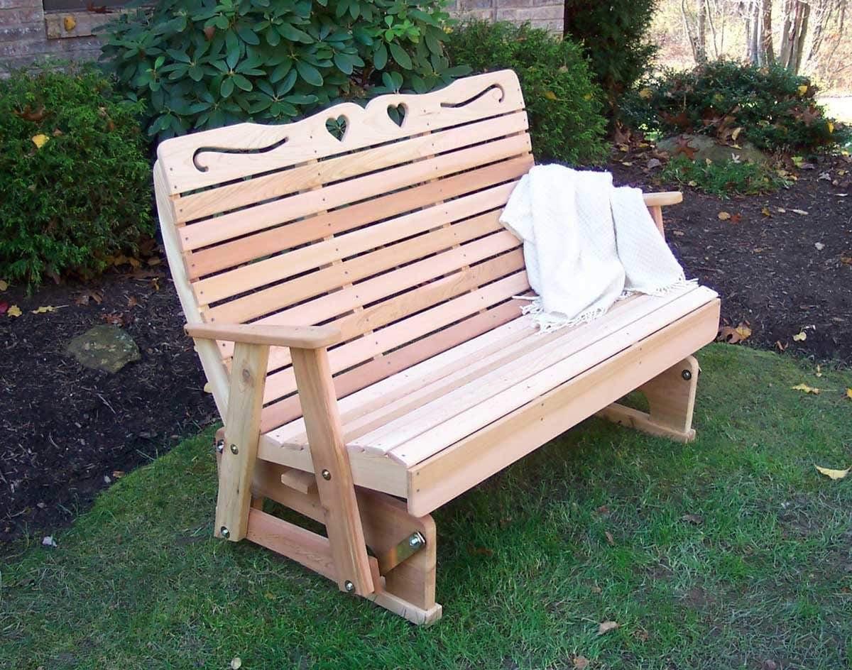 Creekvine Designs Cedar Glider Couch Outdoor