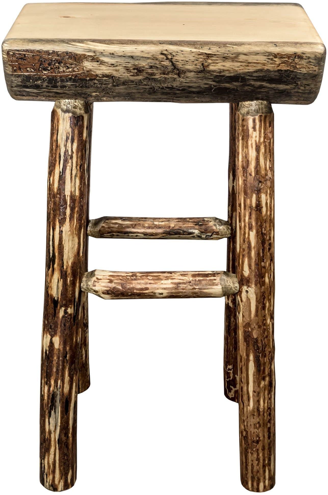 Montana Woodworks Gletscher Country Kollektion Halb Log Barstool