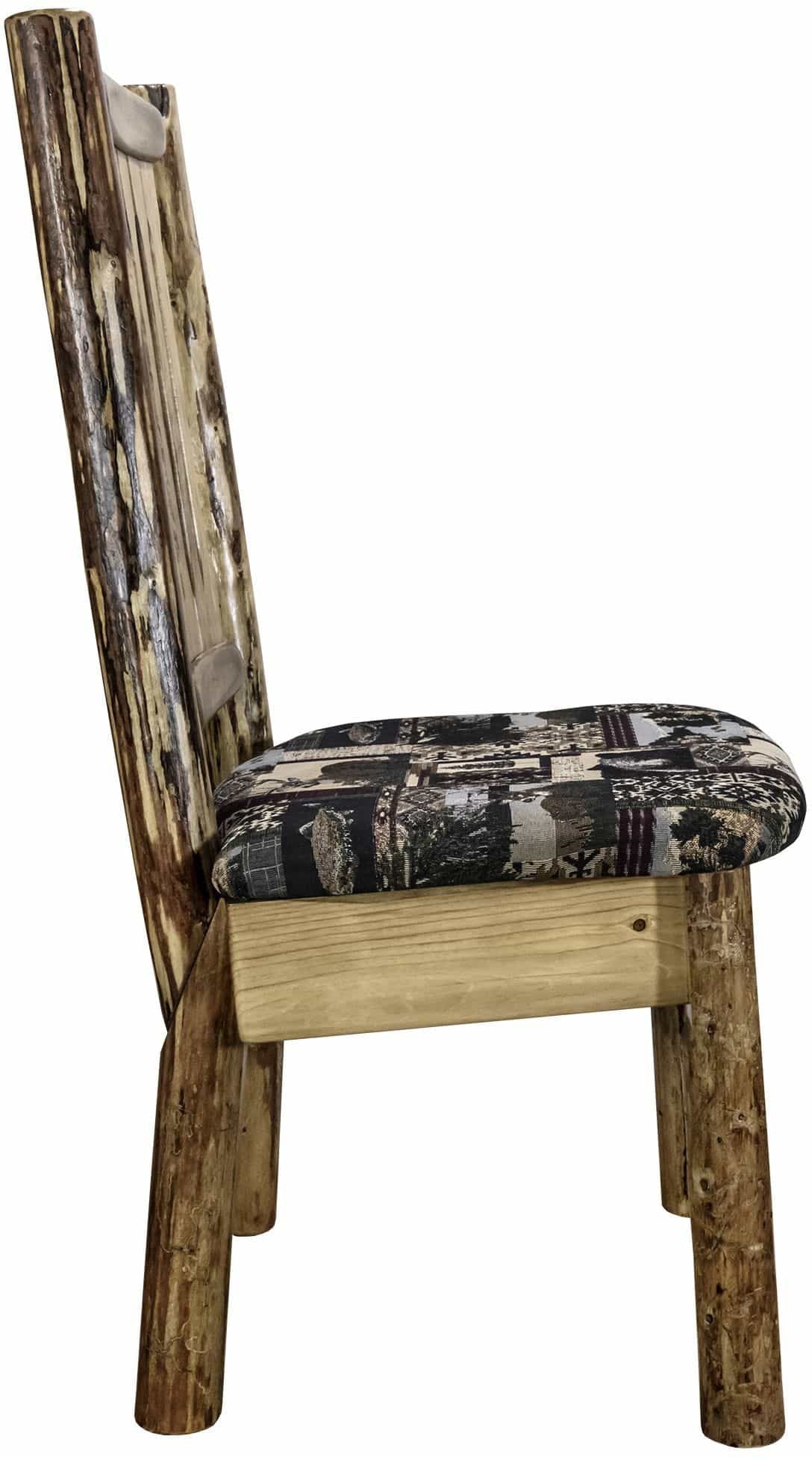 Montana Woodworks Glacier Country Kollektion Side Chair mit Polstersitz