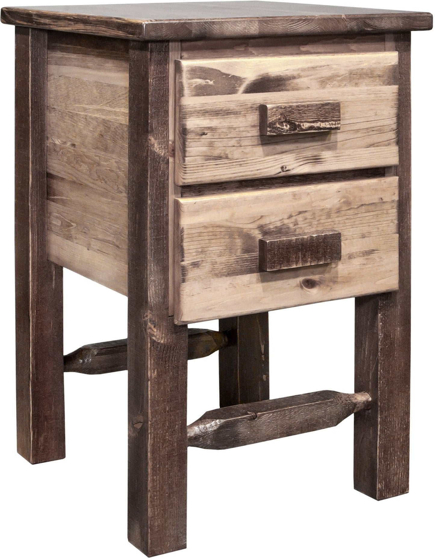 Montana Woodworks Homestead Kollektion Nachttisch mit 2 Schubladen