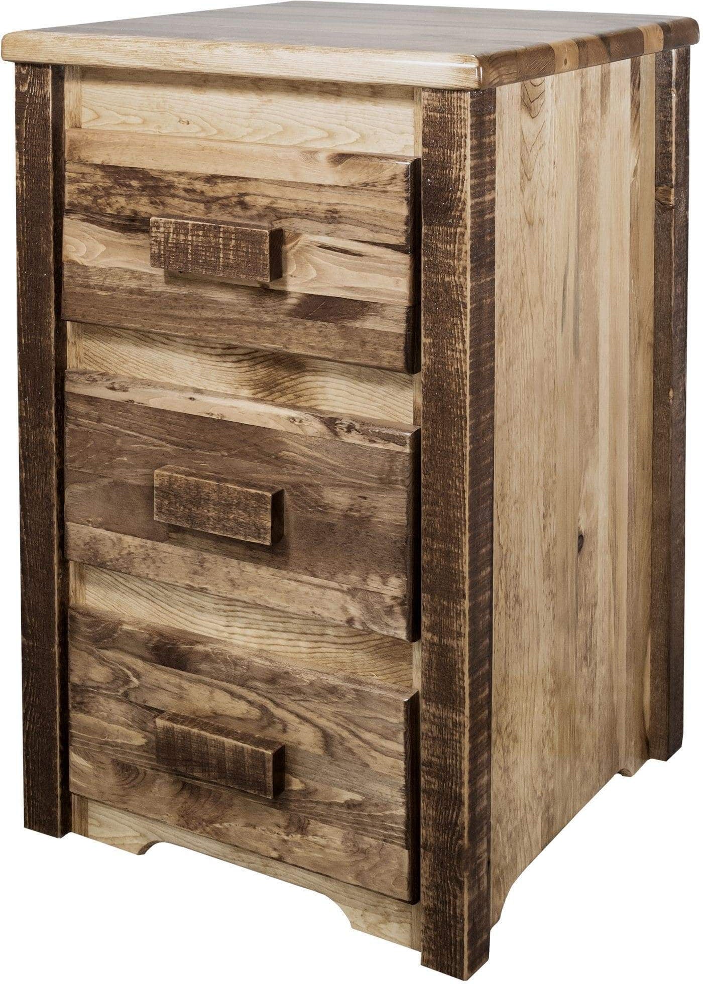 Montana Woodworks Homestead Kollektion Nachttisch mit 3 Schubladen