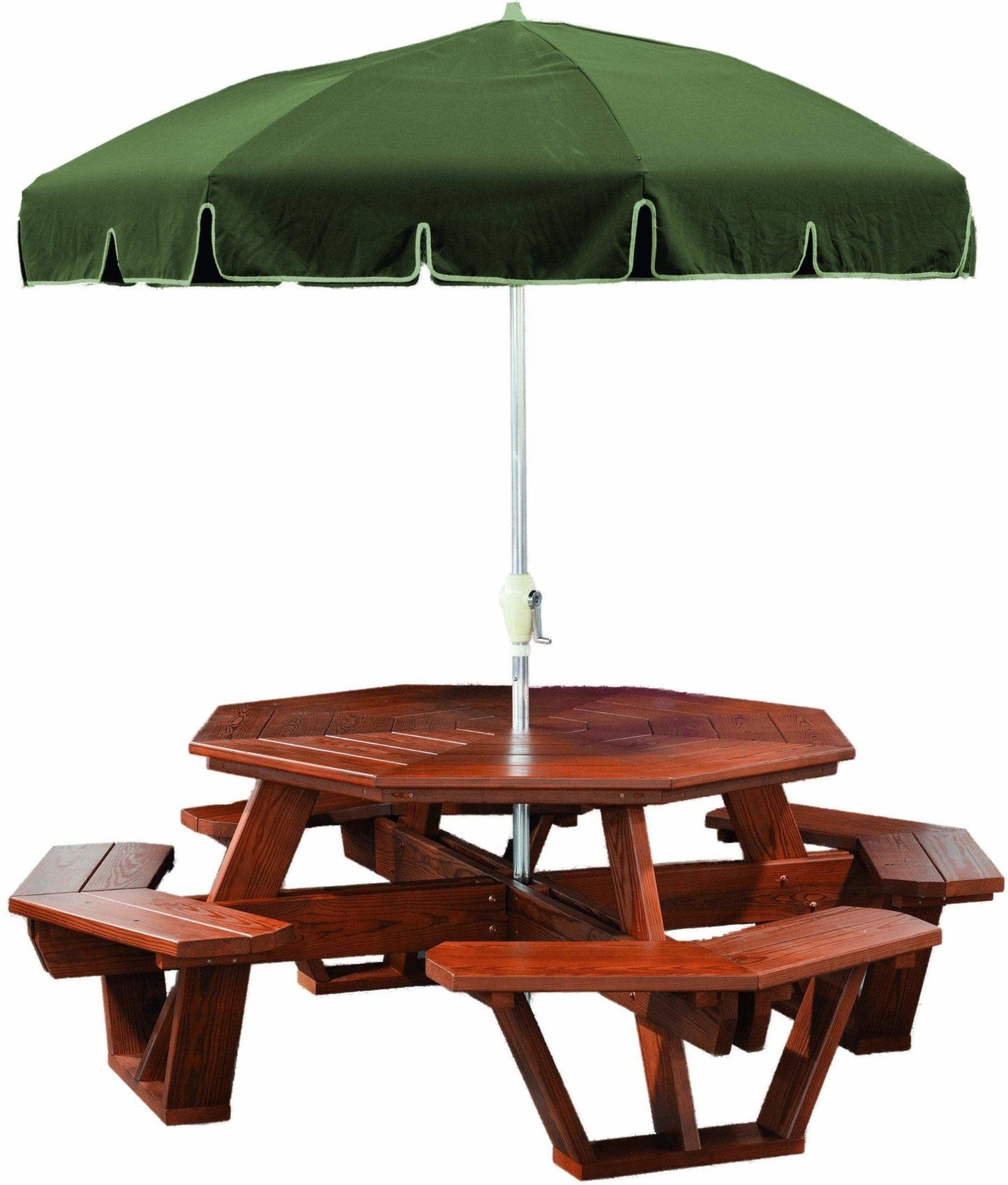Natur Rasen & Patio Octagon Picknicktisch