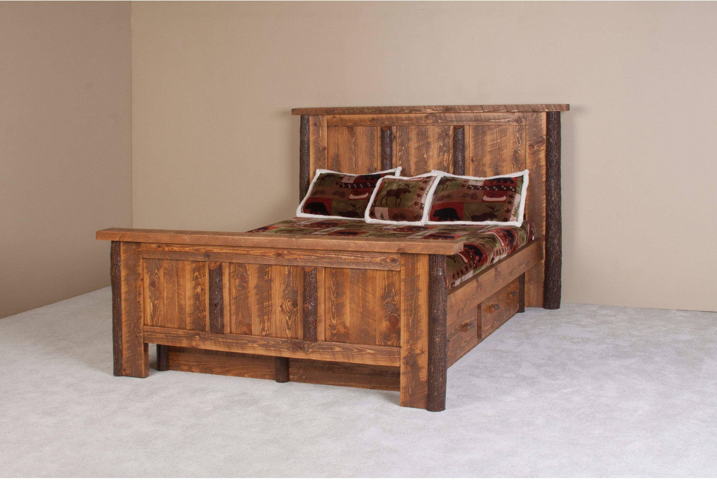 Viking Log Rocky Creek Sawtooth Hickory Bett