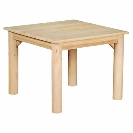 Rocky Top Rustic Cedar Log Square Esstisch - 42 Zoll