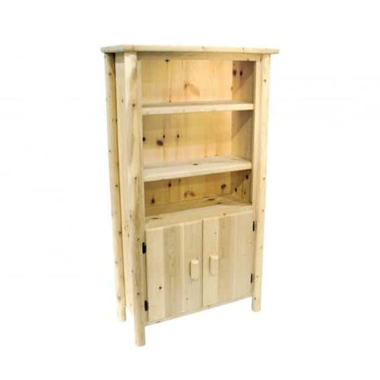 Rocky Top Rustic Cedar Log Bücherregal