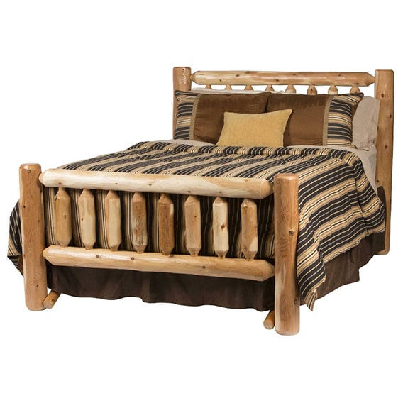 Rocky Top Timber Cedar Log Bett