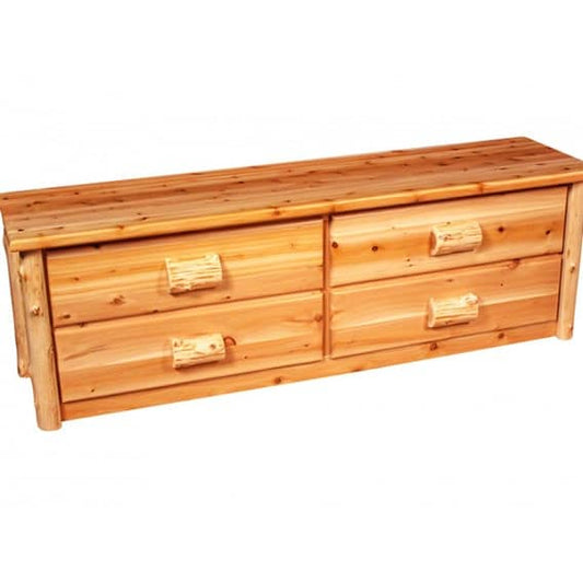 Rocky Top Rustic Cedar Blanket Chest - Königin