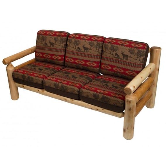 Rocky Top Rustikales Cedar Log Sofa