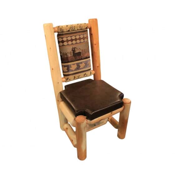 Rocky Top Cedar Low Back Essstuhl mit Polsterung Rücken & Sitz