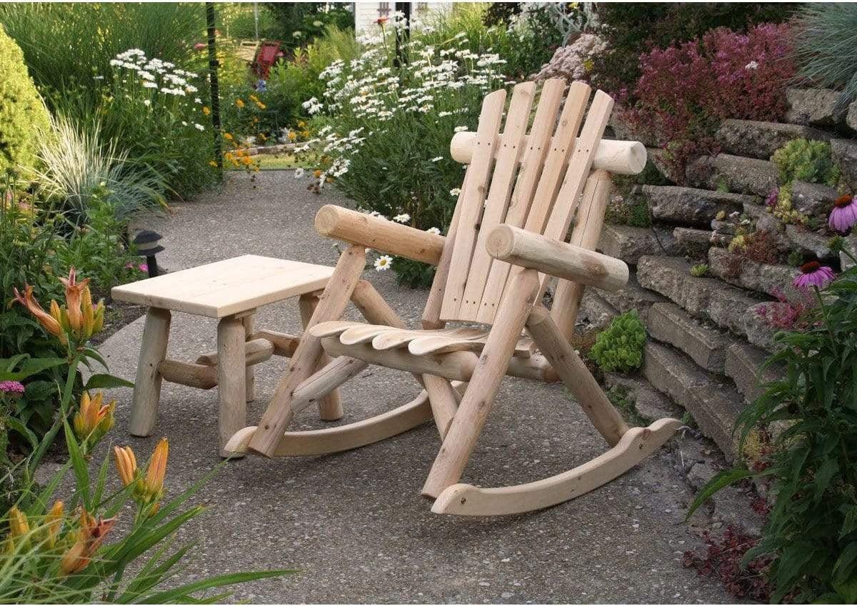 Lakeland Mills Cedar Log Beistelltisch