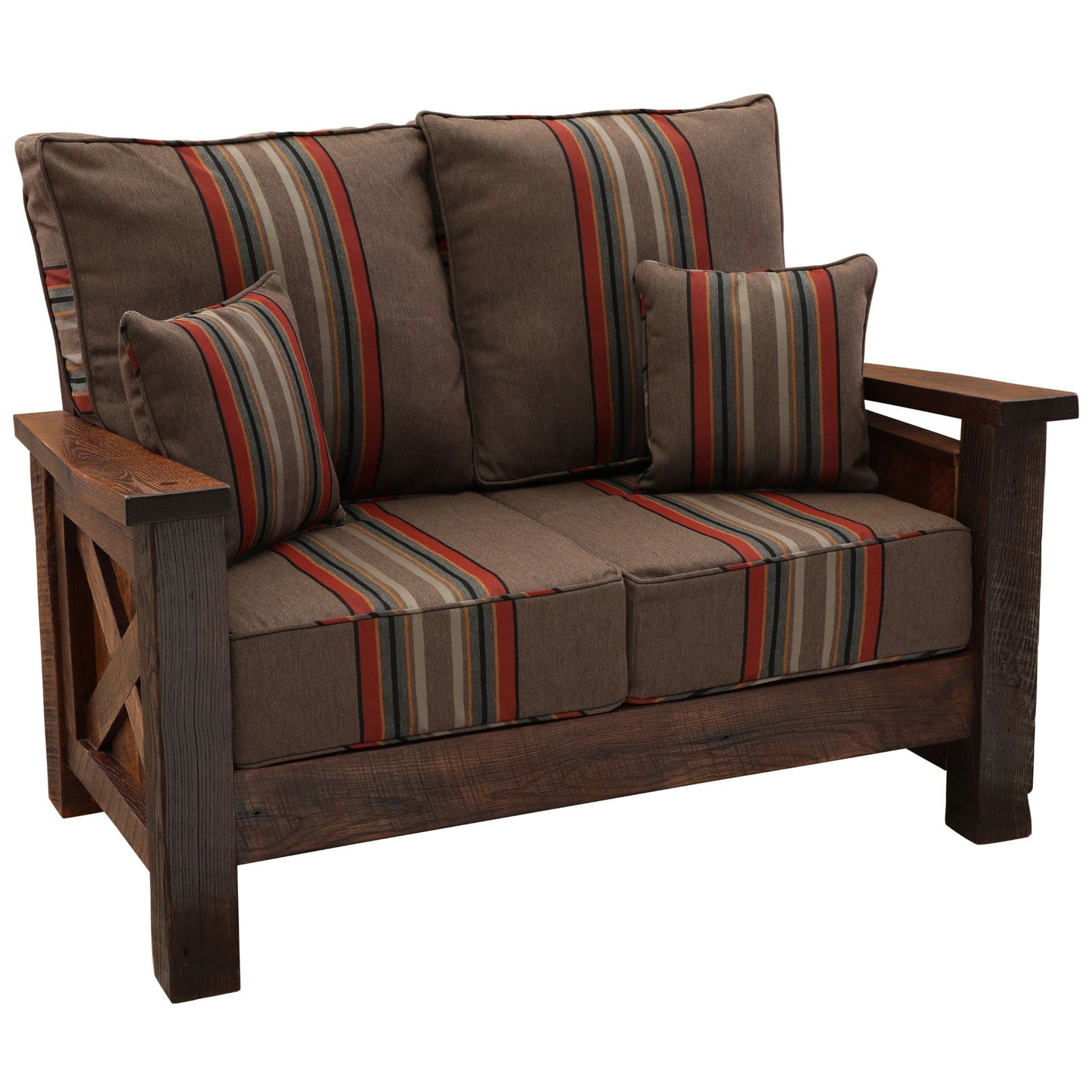 Fireside Lodge Barnwood Rahmen Loveseat