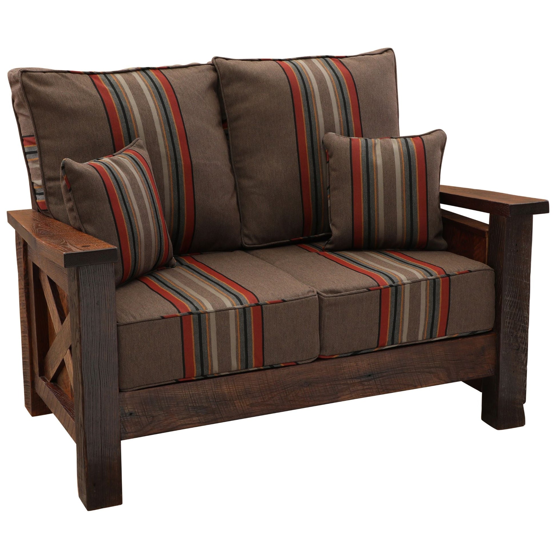 Fireside Lodge Barnwood Rahmen Loveseat