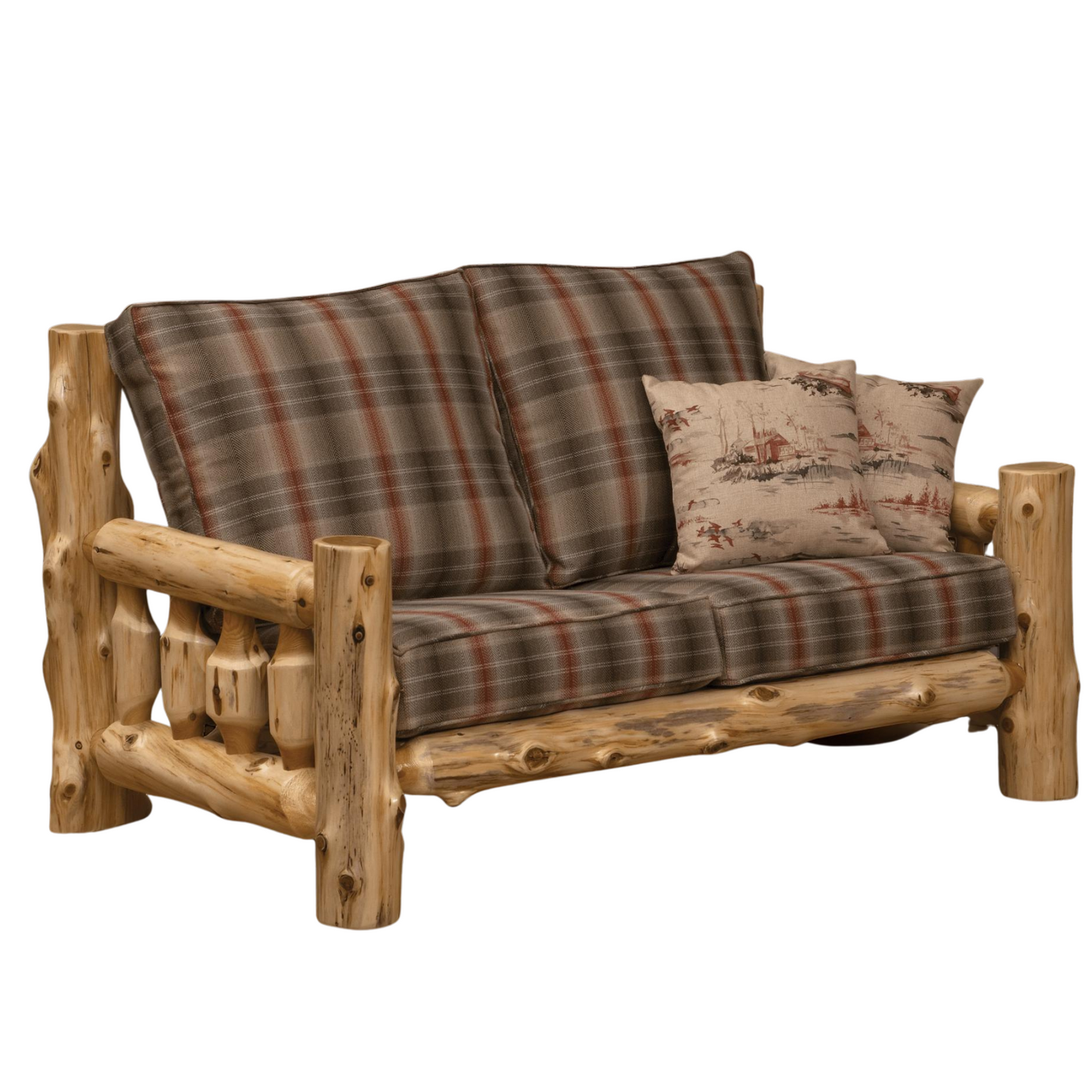 Fireside Lodge Cedar Log Loveseat