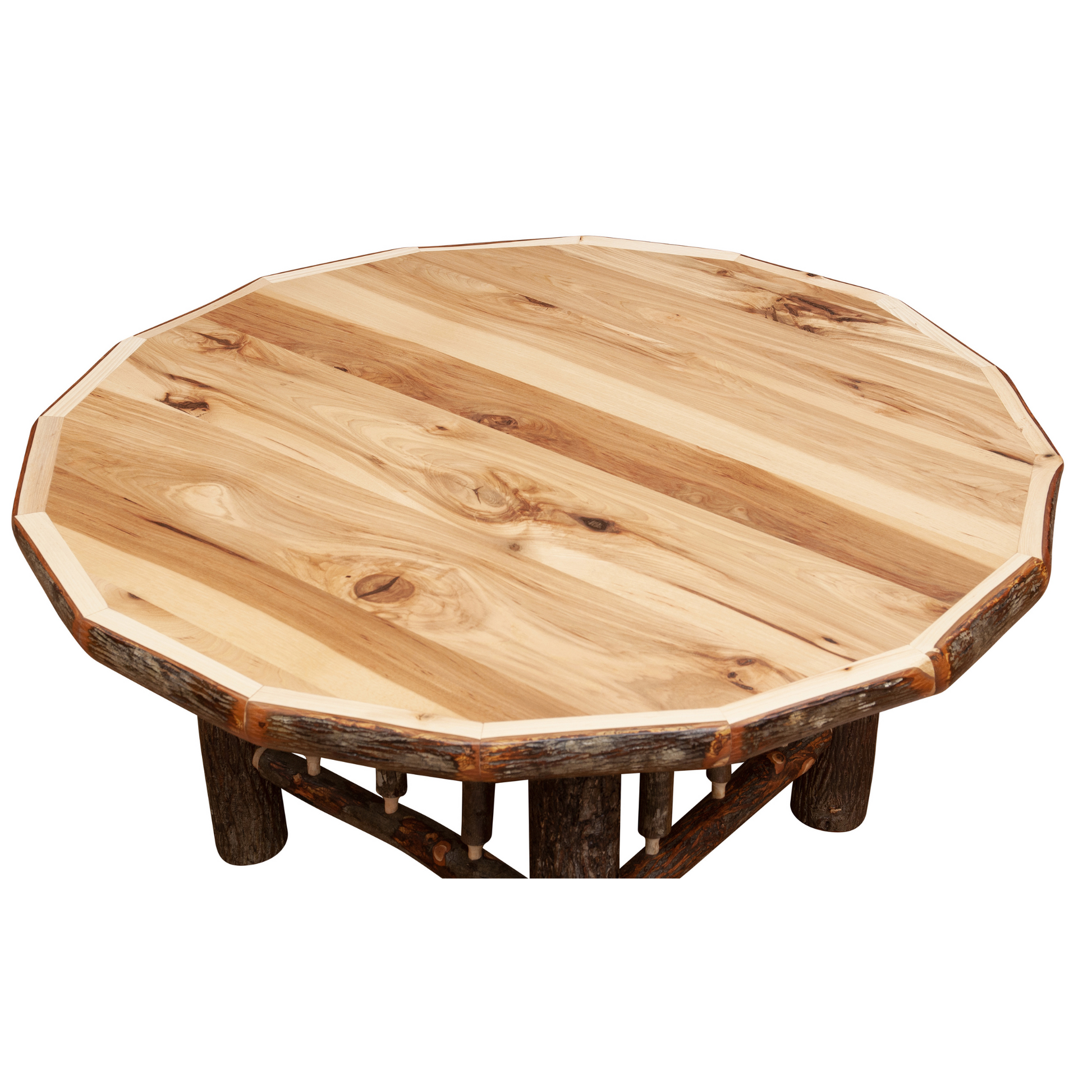 Fireside Lodge Hickory Round Couchtisch