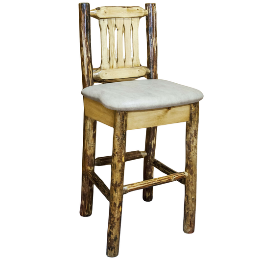 Montana Woodworks Glacier Country Kollektion Barshocker mit Polstersitz