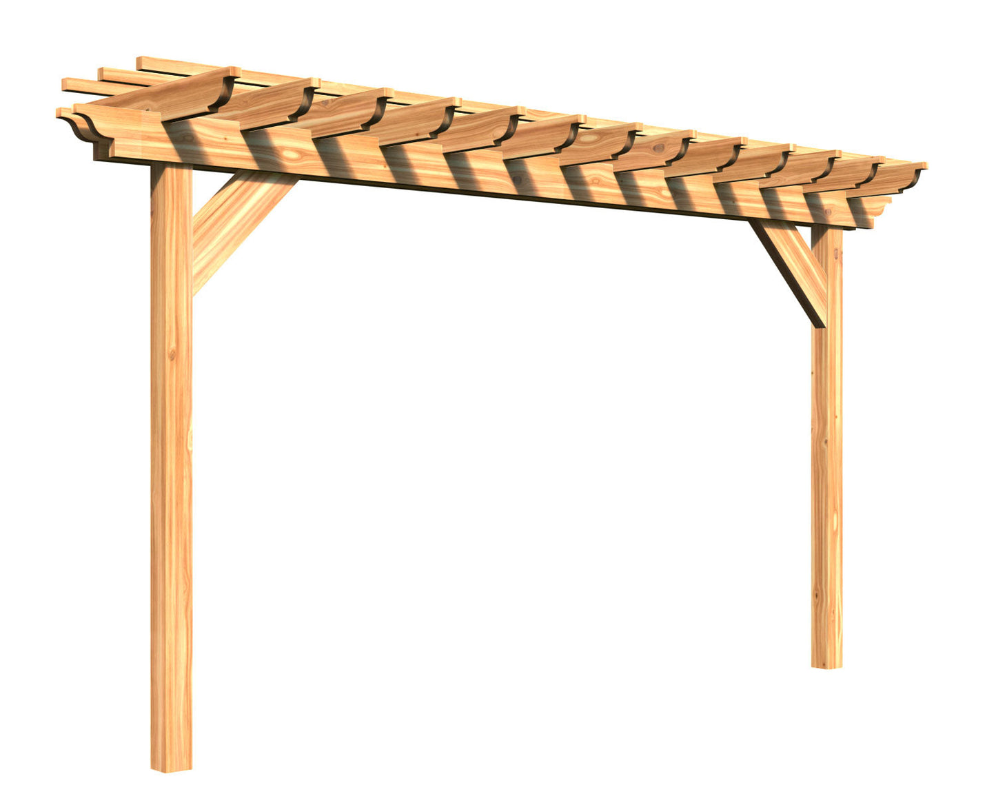 Creekvine Designs Behandelte Pine Monterrey Pergola