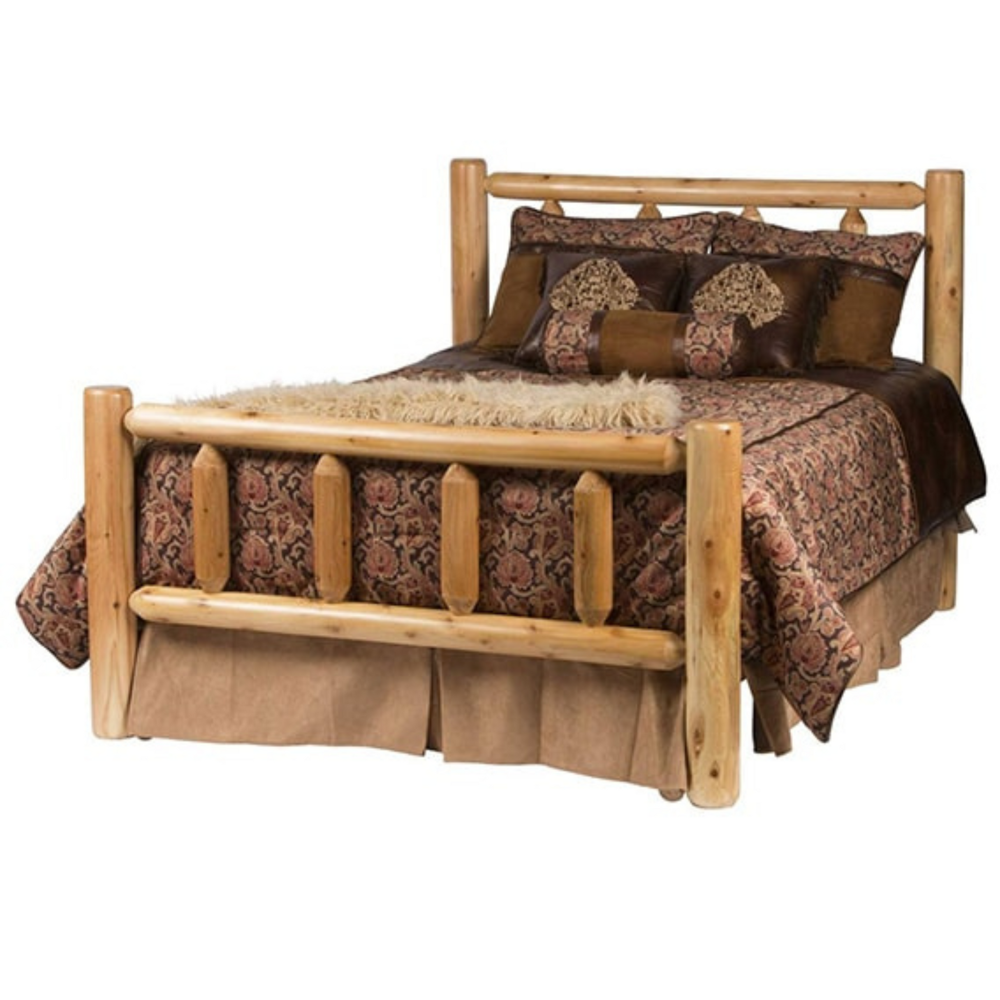 Rocky Top Kentucky Cedar Log Bett