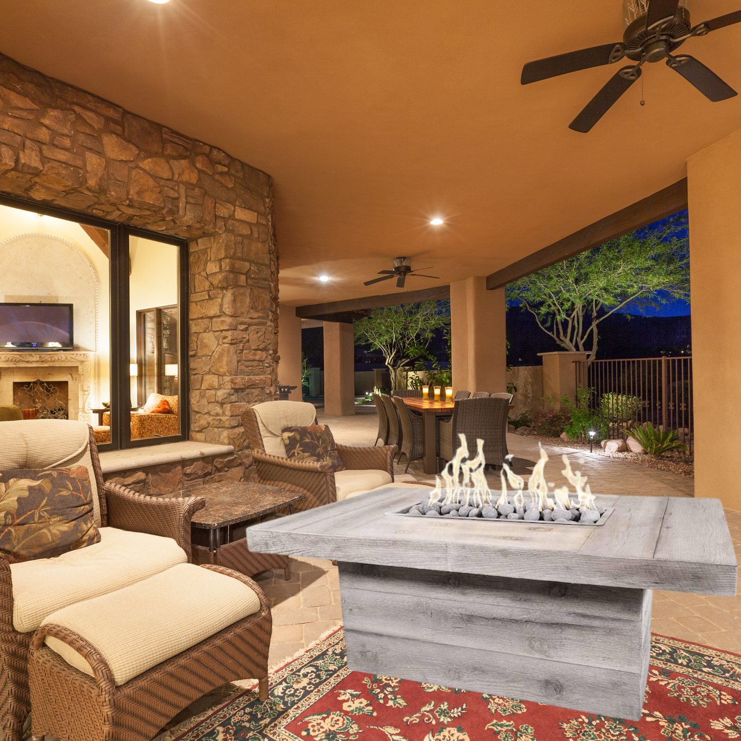 Der Outdoor Plus The Grove 60' Fire Table