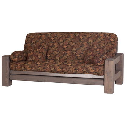 Viking Log Barnwood Loveseat Futon