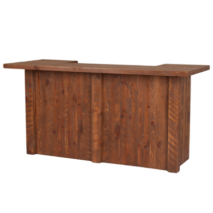 Viking Log Barnwood Home Bar