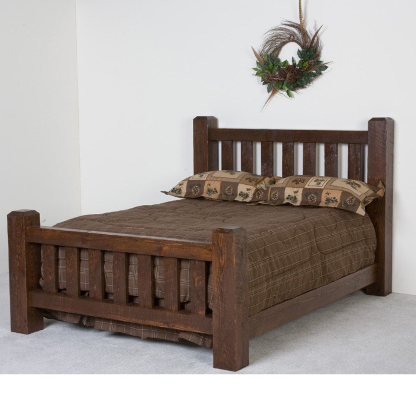 Viking Log Lumberjack Barnwood Rustikales Schlafzimmer Set