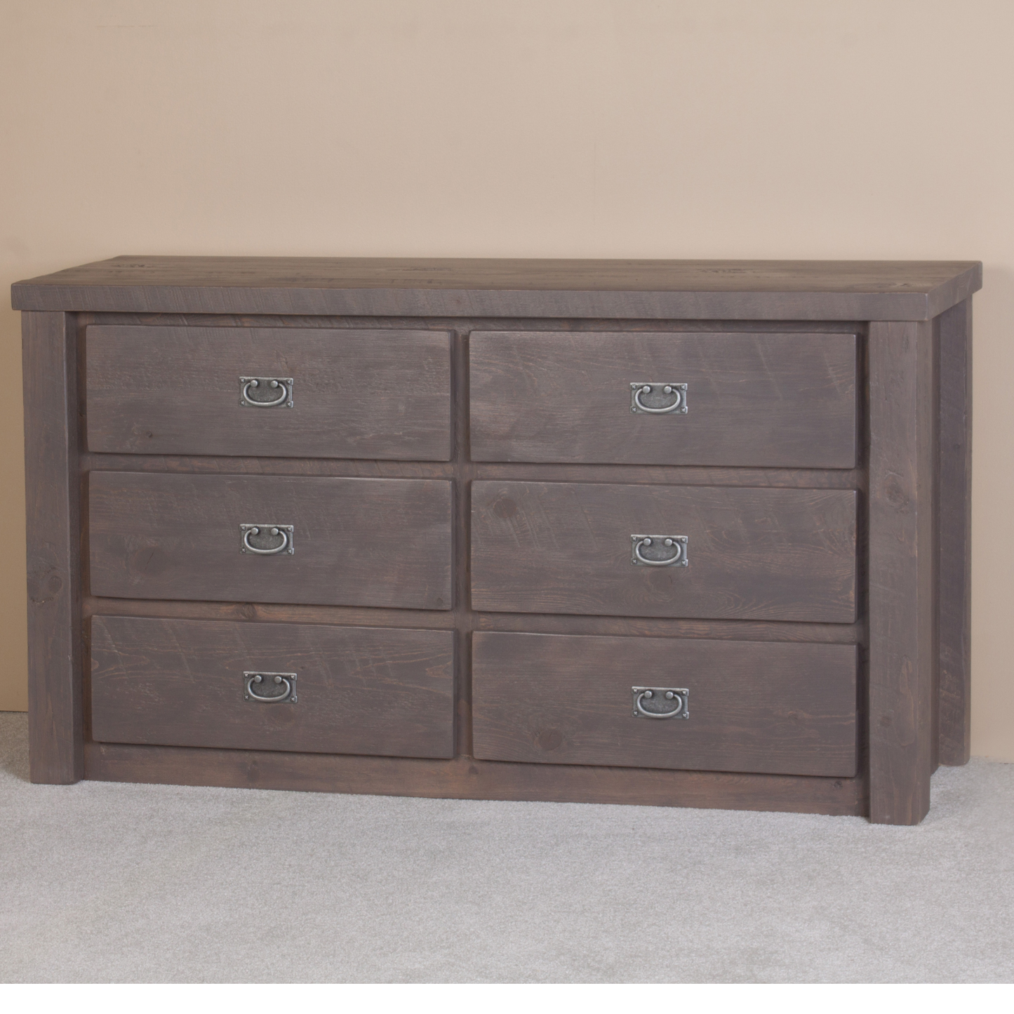 Viking Log Mustang Barnwood Rustikales Schlafzimmer Set