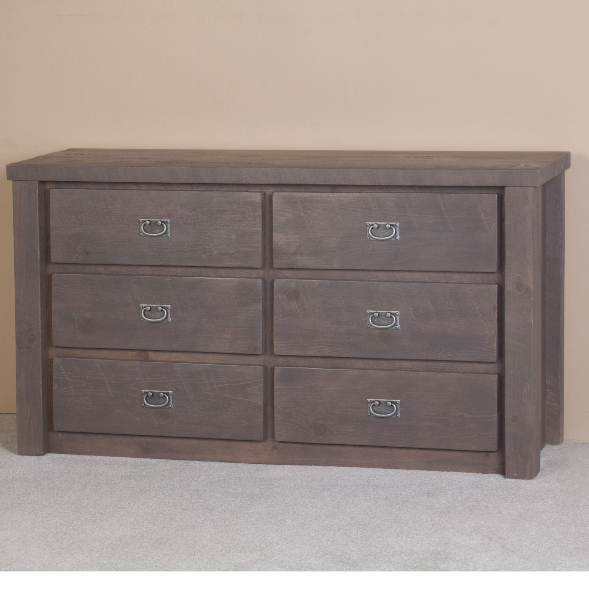 Viking Log Mustang Barnwood Rustikales Schlafzimmer Set