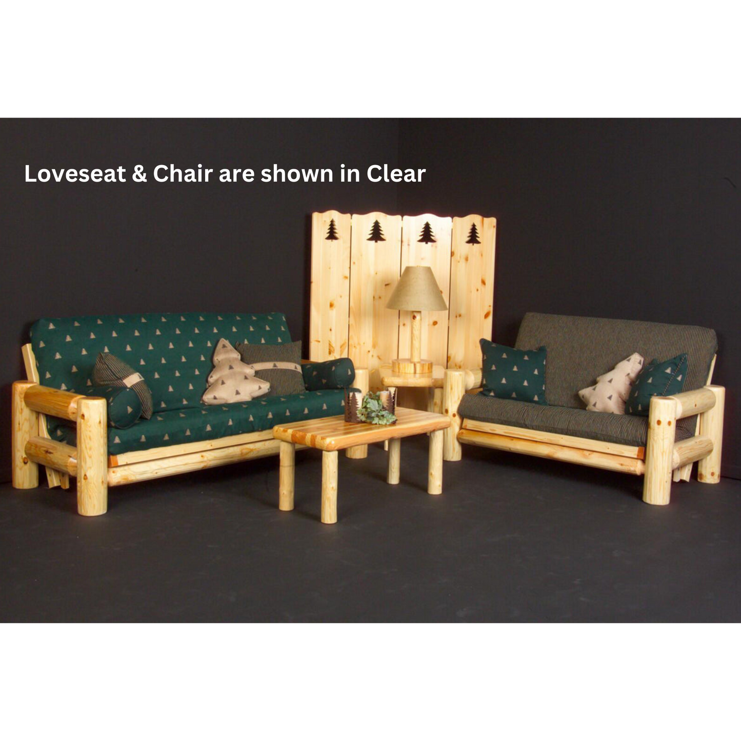 Viking Log Northern Exposure Loveseat Futon