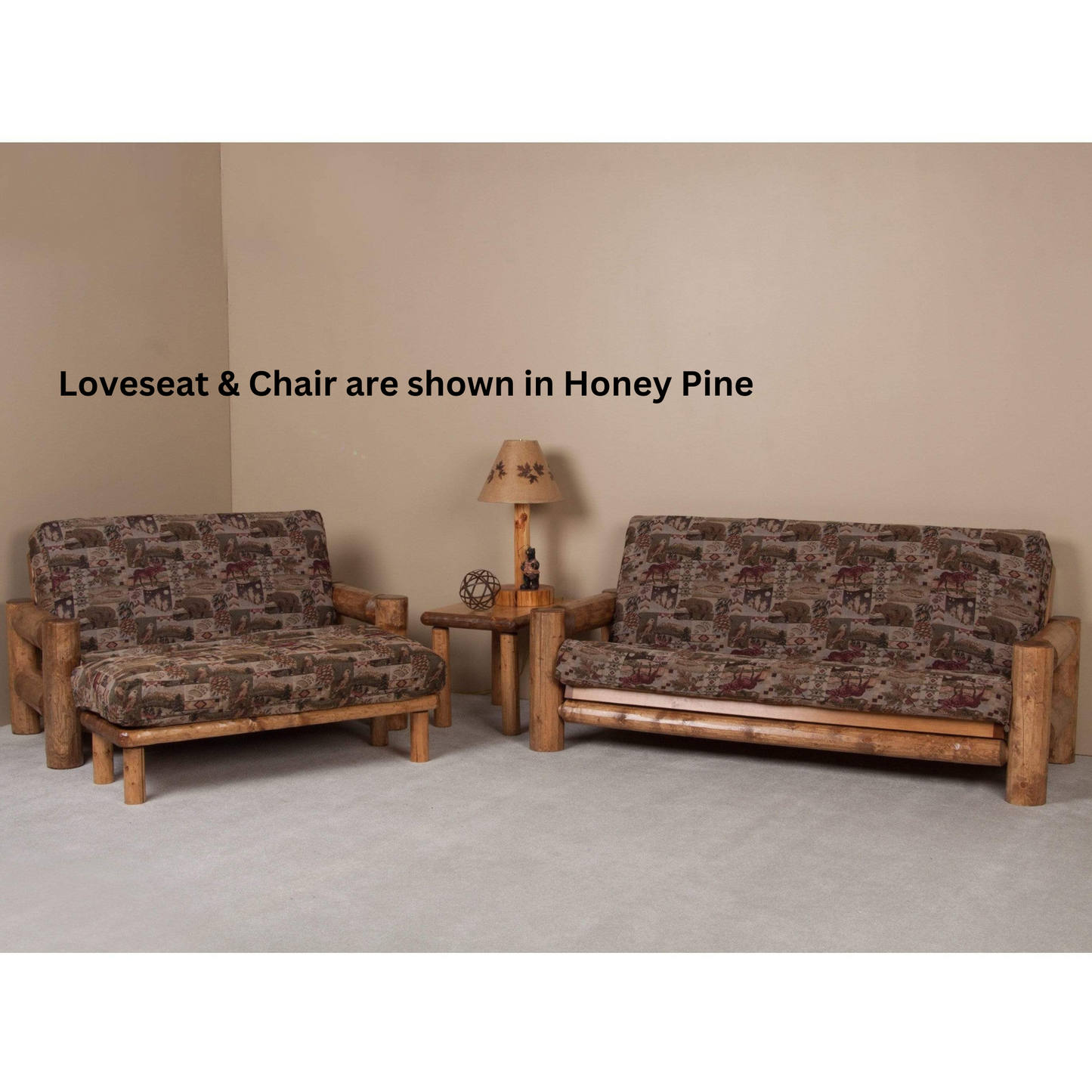 Viking Log Northern Exposure Loveseat Futon