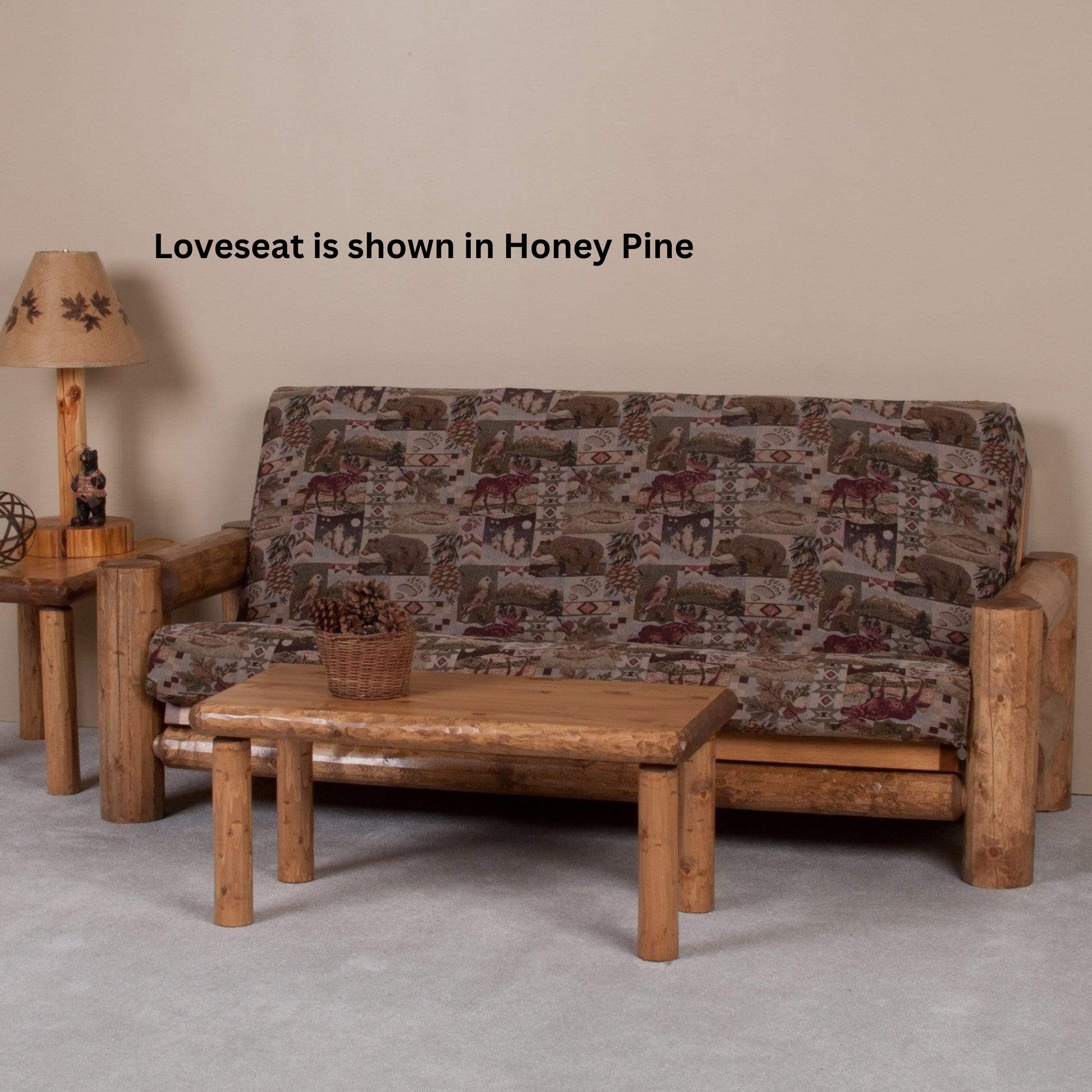 Viking Log Northern Exposure Loveseat Futon