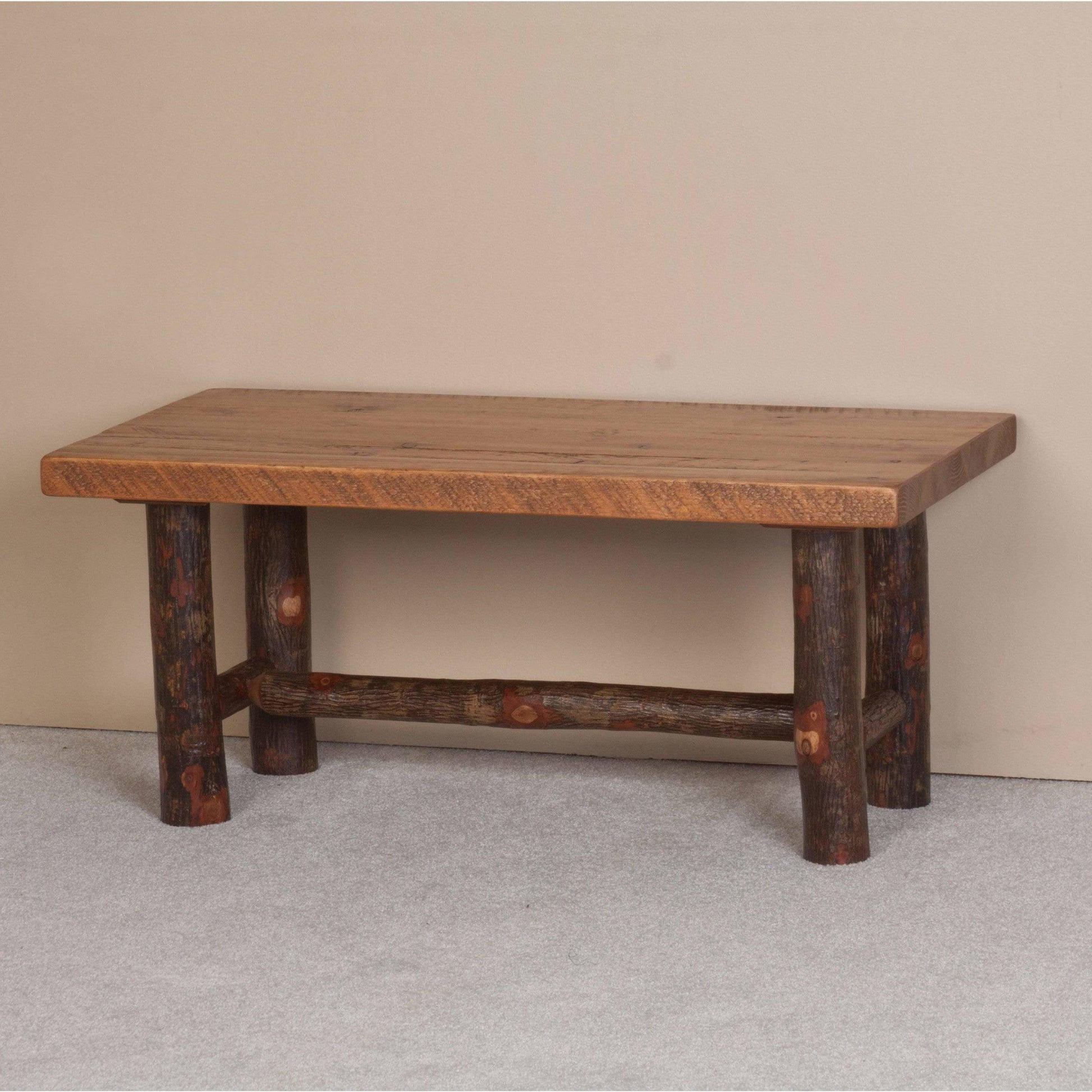 Viking Log Sägezahn Hickory Couchtisch