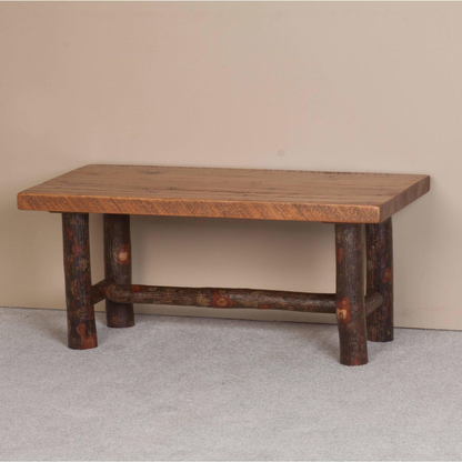Viking Log Sägezahn Hickory Couchtisch
