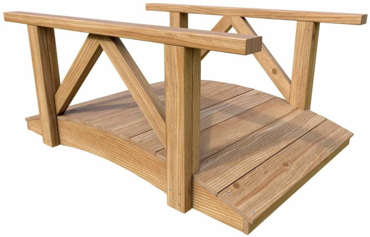 Creekvine Designs 10' Cedar Perle River Garden Bridge