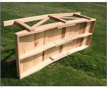 Creekvine Designs 10' Cedar Perle River Garden Bridge