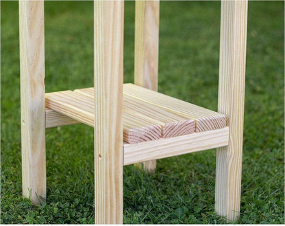 Creekvine Designs 14' Behandelte Pine Square Beistelltisch