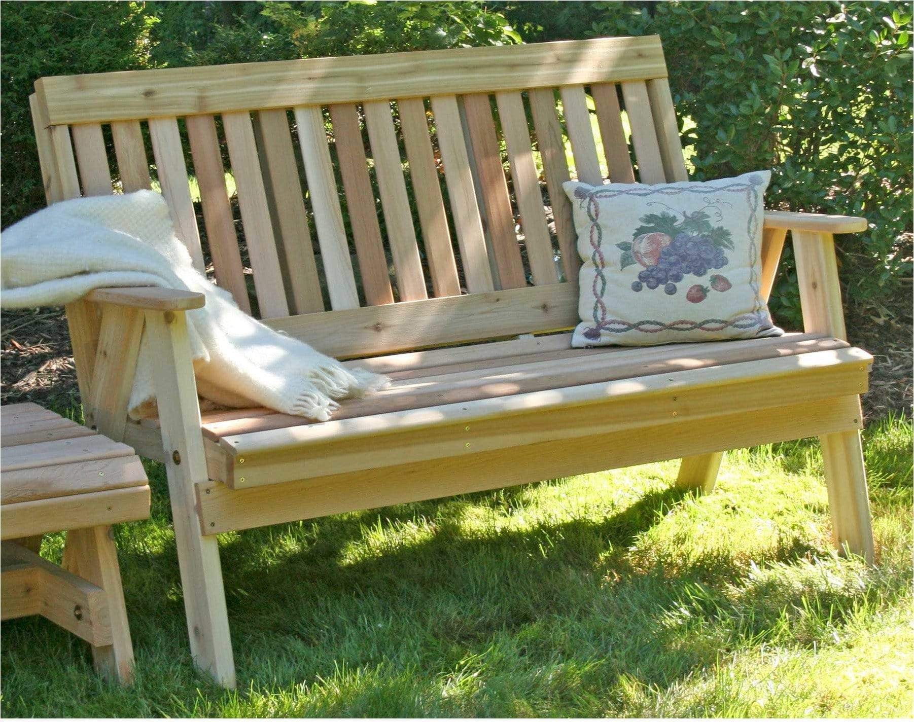 Creekvine Designs Countryside Cedar Garden Bench
