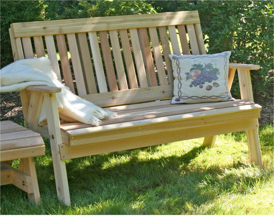 Creekvine Designs Countryside Cedar Garden Bench