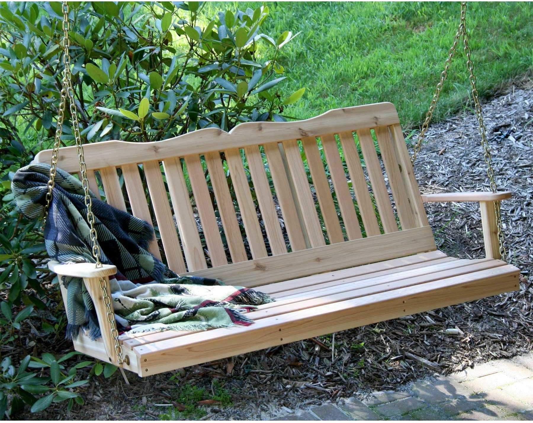 Creekvine Designs Countryside Cedar Porch Swing