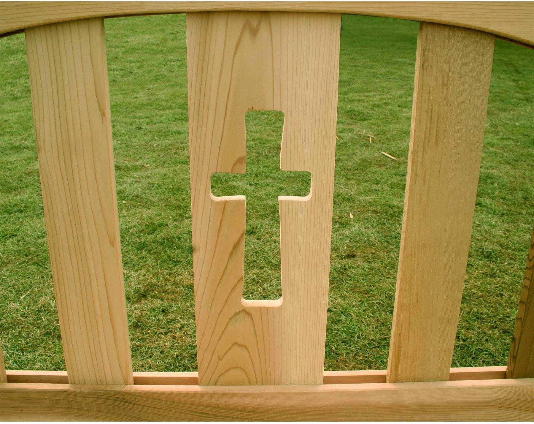 Creekvine Designs Holy Cross Cedar Garden Bench