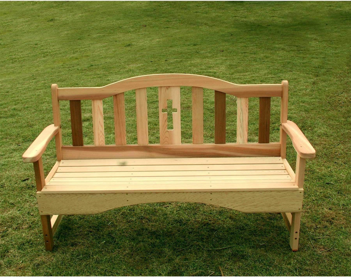 Creekvine Designs Holy Cross Cedar Garden Bench