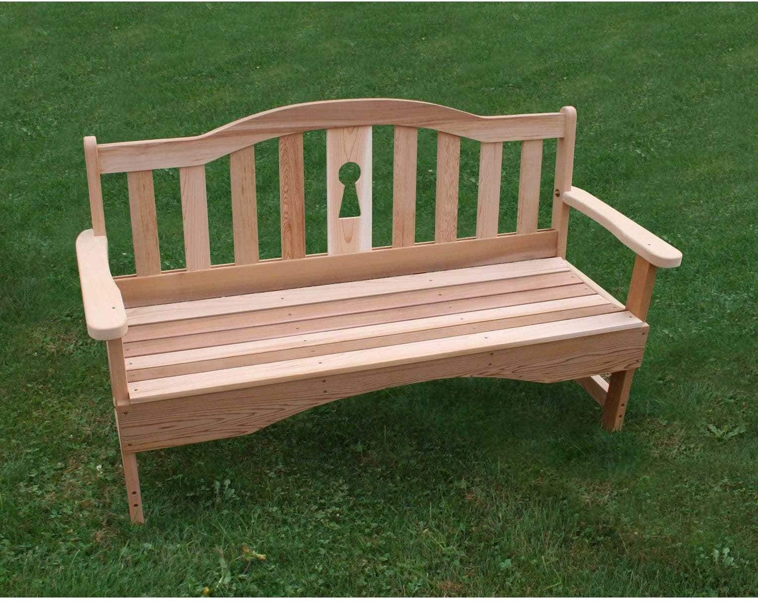 Creekvine Designs Cedar Keyway Garden Bench