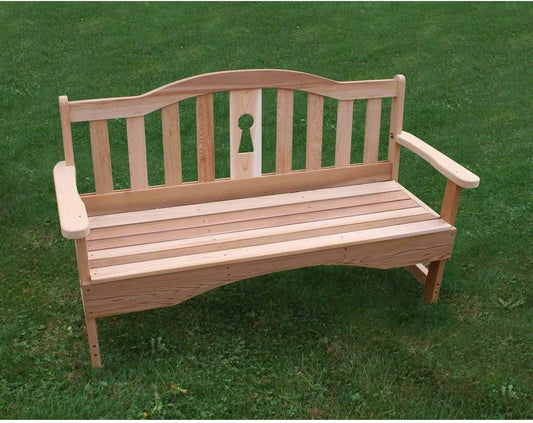 Creekvine Designs Cedar Keyway Garden Bench