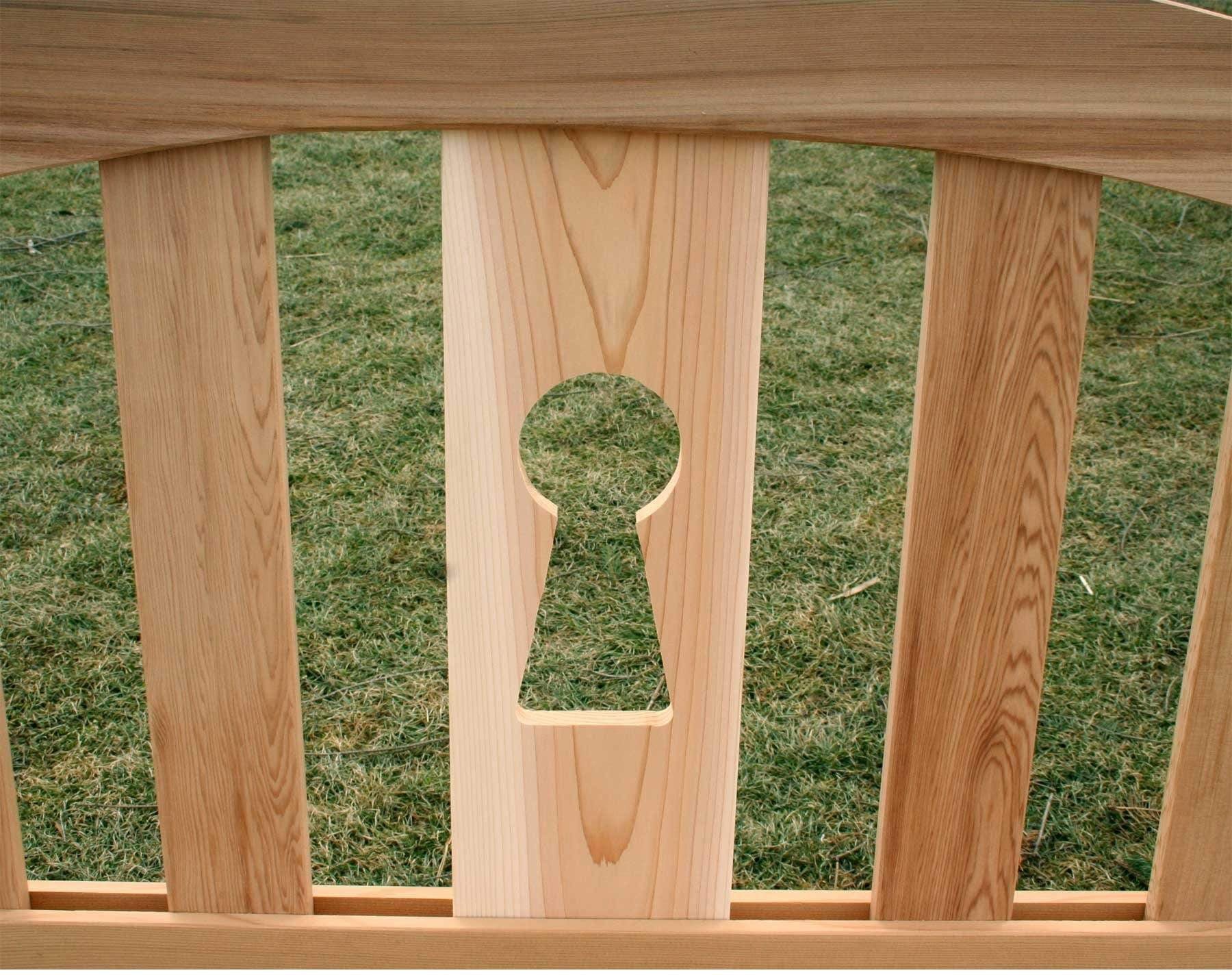 Creekvine Designs Cedar Keyway Garden Bench