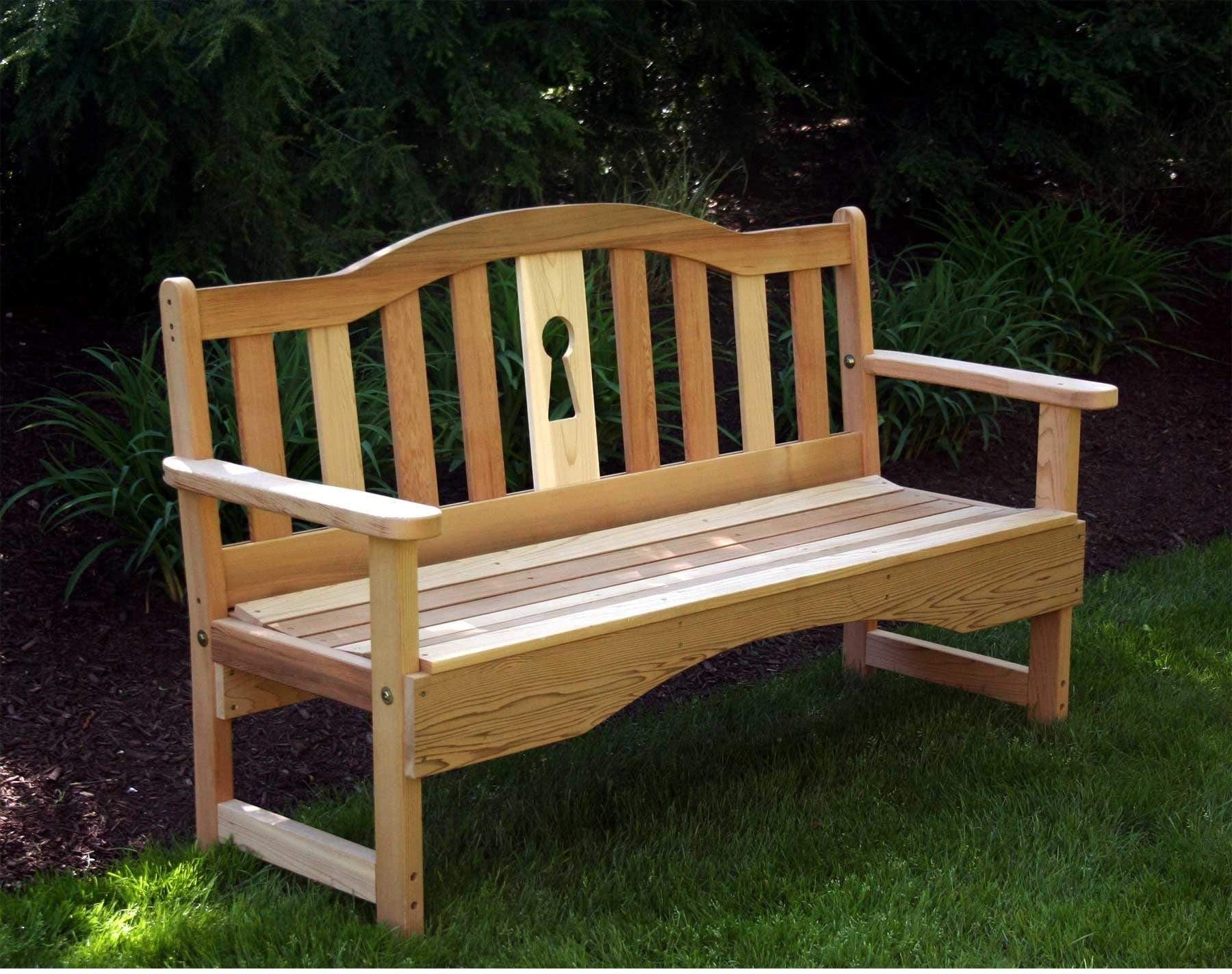 Creekvine Designs Cedar Keyway Garden Bench