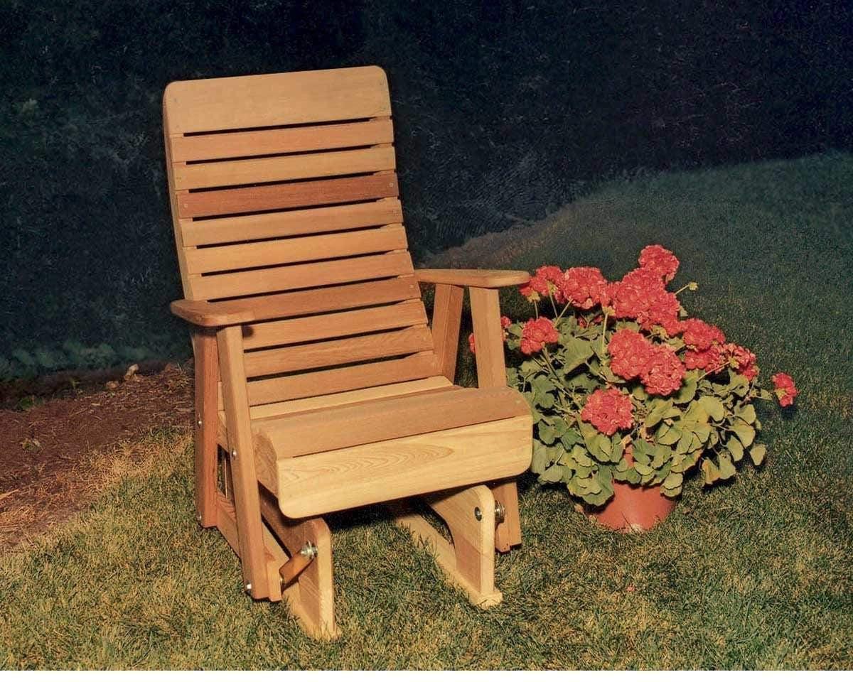 Creekvine Designs 2' Cedar Twin Ponds Rocking Glider