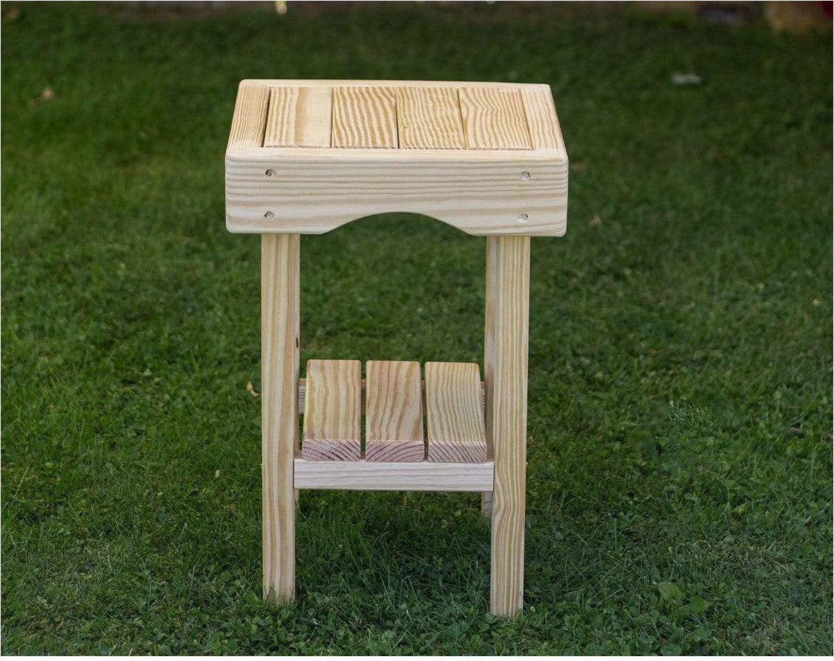 Creekvine Designs 20' Behandelte Pine Square Beistelltisch