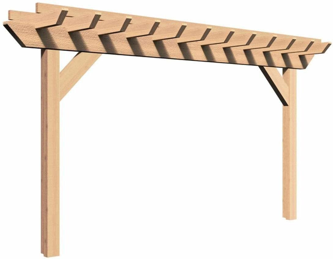 Creekvine Designs Rough Cut Monterrey Cedar Pergola