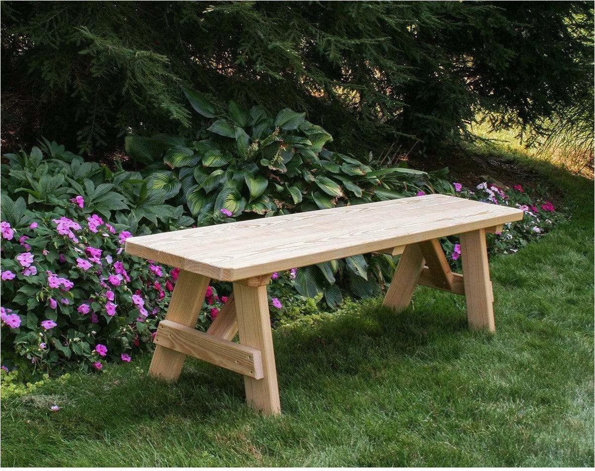 Creekvine Designs 30' Behandelte Kiefer Traditionelle Gartenbank